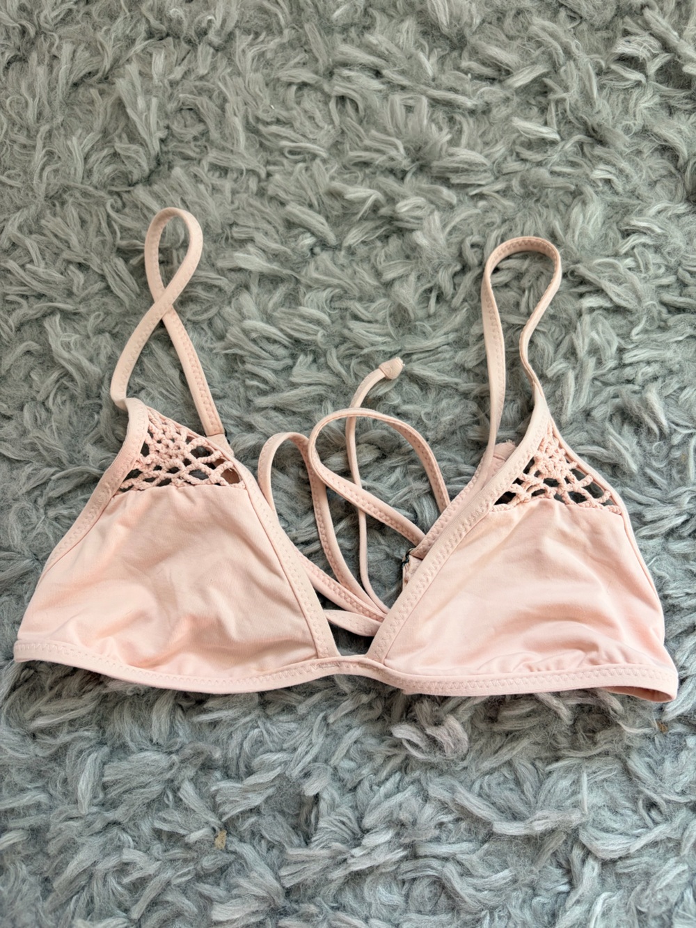 Frankie’s Bikini’s light pink top